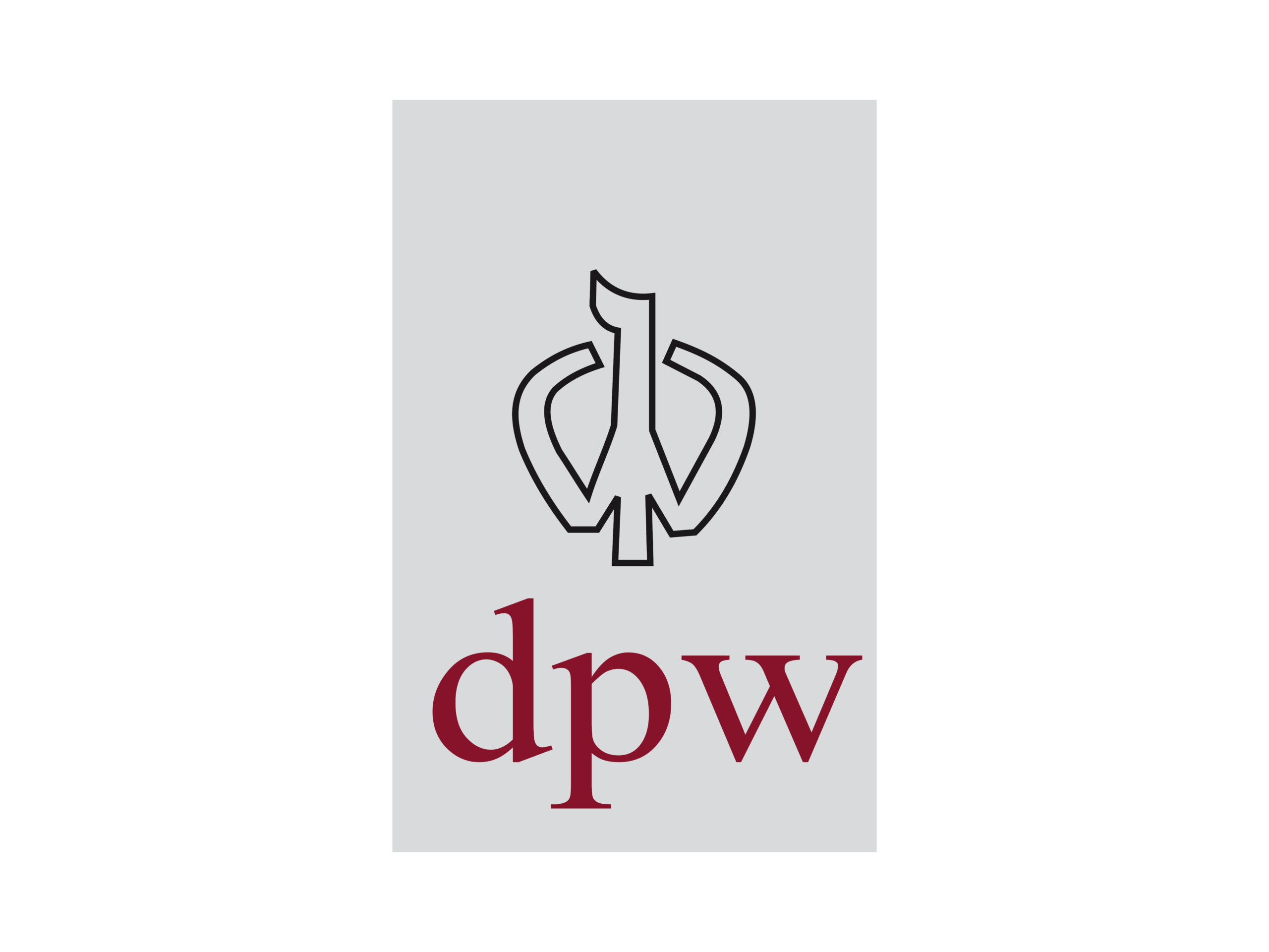 Logo der DPW, Unternehmen der Marke Flächengold