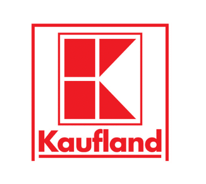 Logo von Kaufland, Vertragspartner der Firmengruppe Freund für Außenwerbung